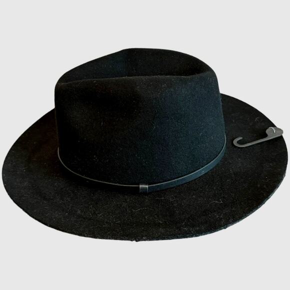 NWT Banana Republic Black Wool Hat - Picture 2 of 13